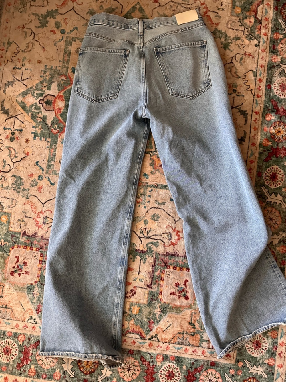 Citizens Of Humanity Light Blue Wide Leg Jeans Paloma - Picture 5 of 5